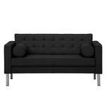 Sofa Chelsea (2-Sitzer) Echtleder Echtleder Gad: Schwarz - Zylinder