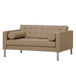 Sofa Chelsea (2-Sitzer) Echtleder Echtleder Gad: Taupe - Zylinder