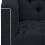 Sofa Grand Duo (2-Sitzer) Webstoff Stoff Ramira: Anthrazit