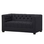 Sofa Grand Duo (2-Sitzer) Webstoff Stoff Selva: Anthrazit