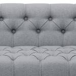 Sofa Grand Duo (2-Sitzer) Webstoff Stoff Ramira: Silber