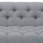 Sofa Grand Duo (2-Sitzer) Webstoff Stoff Selva: Silbergrau