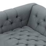 Sofa Grand (2-Sitzer) Webstoff Stoff Selva: Grau