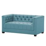 Sofa Grand (2-Sitzer) Webstoff Stoff Selva: Hellblau