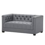 Sofa Grand (2-Sitzer) Webstoff Stoff Ramira: Silber