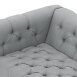 Sofa Grand (2-Sitzer) Webstoff Stoff Selva: Silbergrau
