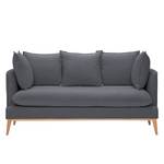 Sofa Sulviken (3-Sitzer) Webstoff Stoff Mera: Anthrazit