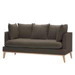 Sofa Sulviken (3-Sitzer) Webstoff Stoff Mera: Braun-Grau