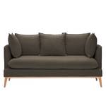 Sofa Sulviken (3-Sitzer) Webstoff Stoff Mera: Braun-Grau