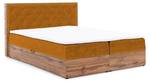 Boxspringbett MAXIMO in Stoff Torre Honig - Breite: 169 cm