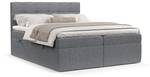 Boxspringbett Tari Grau - Breite: 180 cm