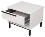 Table de chevet OCEAN NS54 1D Blanc