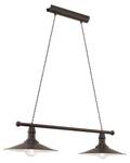 Lampe à suspension STOCKBURY Marron - Métal - 30 x 110 x 80 cm