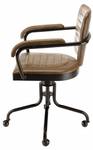 Sessel MARCEL Braun - Echtleder - 53 x 91 x 57 cm