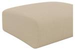 Pouf POGNI Beige - Textile - 75 x 45 x 75 cm