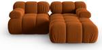 modulares Ecksofa BELLIS 3 Sitzplätze Braun