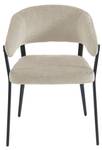 Chaise AVRELA Lot de 2 Beige - Textile - 55 x 77 x 56 cm