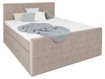 Boxspringbett MARDIN mit Bettkasten Beige - Breite: 200 cm