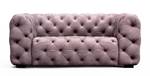 Chesterfield Sofa 2-Sitzer Rosé