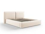 Bett mit Box und Kopfteil JODIE Beige