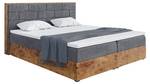 Boxspringbett Lofty 9 Dunkelgrau - Breite: 209 cm - H3