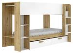 Lit superposé OZANA Beige - Bois manufacturé - 110 x 150 x 245 cm