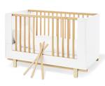 Lit de bébé évolutif Boks Blanc - Bois manufacturé - 78 x 91 x 144 cm