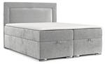 Premium Boxspringbett Lontano Hellgrau - Breite: 142 cm