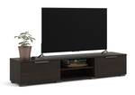 TV Tisch Malika Braun - Holz teilmassiv - 173 x 34 x 40 cm