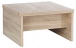 Table basse réhaussable extensible SOFYA Marron - Bois manufacturé - 80 x 48 x 80 cm