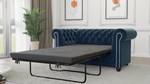 Sofa Karl, 2 sitzer, Chesterfield Marineblau