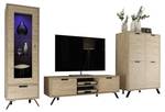 Vitrine Palma Beige - Holzwerkstoff - 50 x 177 x 56 cm