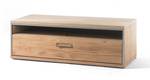 Wohnwand Esma 24 (4-teilig) mit LED Braun - Holzart/Dekor - Holz teilmassiv - 342 x 201 x 52 cm