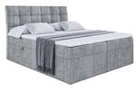 Boxspringbett APO Grau - Breite: 180 cm - H4