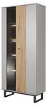 Heighboard ELVIONI + LED Grau - Holzwerkstoff - 40 x 200 x 90 cm