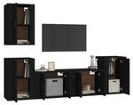 TV-Schrank 5er Set D645 Schwarz