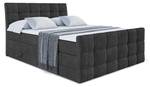 Boxspringbett APO-Z-KING Schwarz - Breite: 120 cm