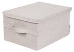 Aufbewahrungsbox SOFT Beige - Textil - 30 x 22 x 40 cm