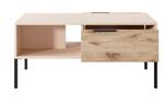 Table basse RAVE 2SB Beige - Noir