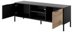 Meuble tv RAVE RTV154 2D Beige - Noir