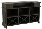 Buffetschrank BLK LOMBOK Schwarz - Holz teilmassiv - 55 x 106 x 180 cm