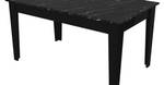 Table PERLINEA Noir - Bois manufacturé - 88 x 75 x 145 cm