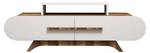 Meuble TV Rose Beige - Bois manufacturé - 37 x 50 x 145 cm