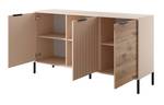 Sideboard RAVIN Beige - Eiche Hell