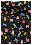Cosmic cats Couvre-lit 270x260 cm Textile - 4 x 270 x 260 cm