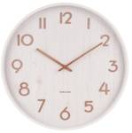 Horloge Pure Blanc - Bois manufacturé - 60 x 60 x 6 cm