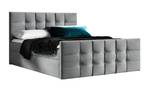 Boxspringbett KARLAN Grau - Breite: 142 cm