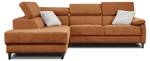 Ecksofa Taunus (5-Sitzer) Karamell - Ecke davorstehend links