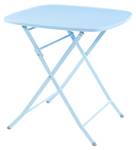 Table de jardin pliante Sande Bleu ciel - 70 x 70 cm