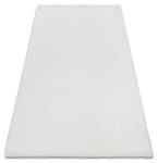 Tapis Bunny Blanc Imitation de Fourrur 140 x 190 cm